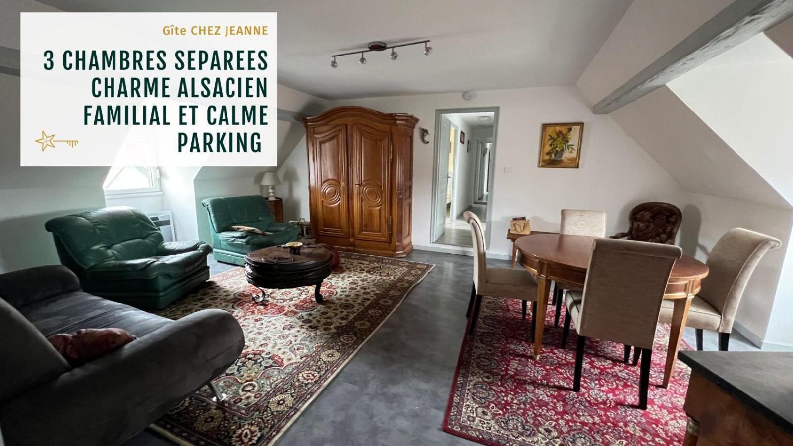 Gite Jeanne Familial - Calme - Parking Ebersheim Luaran gambar